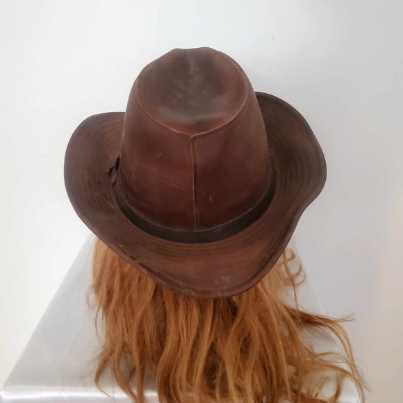 Henschel Full-Grain Leather Walker – Shapeable Brim with Black Band - Picture 3 of 6